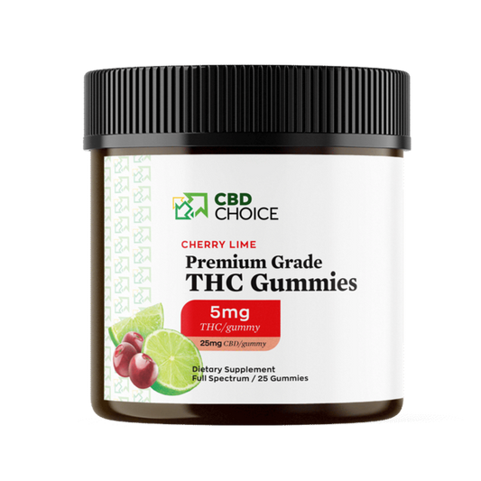 Experience the Best of Both Worlds with Cherry Lime THC & CBD Gummies